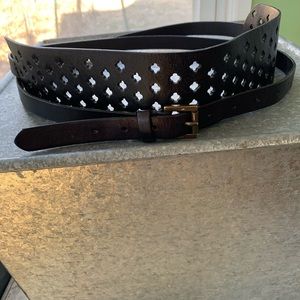 Unique Linea Pelle Obi / Wrap Belt, Size L.